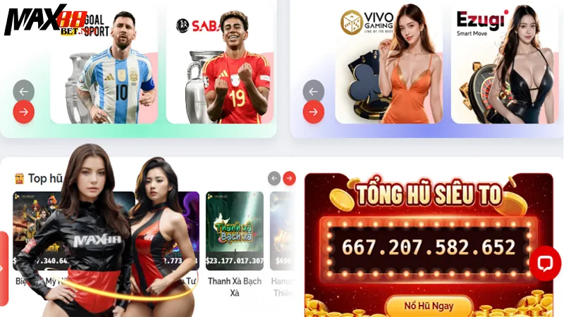 Kho giải trí Max88 cực đỉnh, vận hành cực mượt